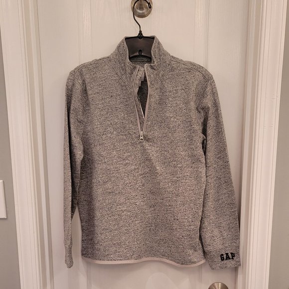 GAP Factory Other - New GAP Kids Gray Zip Pullover Cotton Top Sweater Size XL